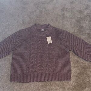 a new day Women's Lavender Cable Knit Sweater